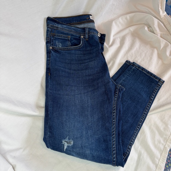 Zara Men's Slim Jeans in Deep Blue - Picture 2 of 5